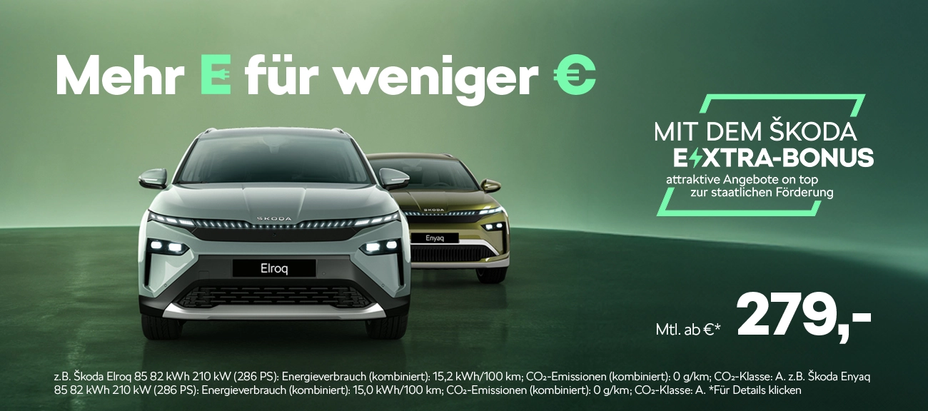 Skoda E-XTRA-Bonus